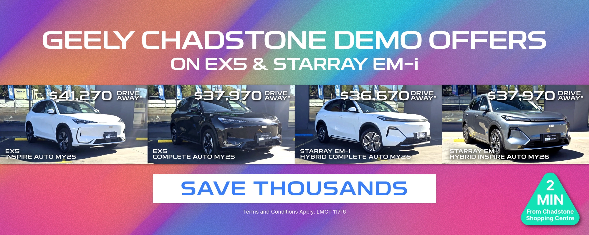 Geely Chadstone Demo Offers Hp